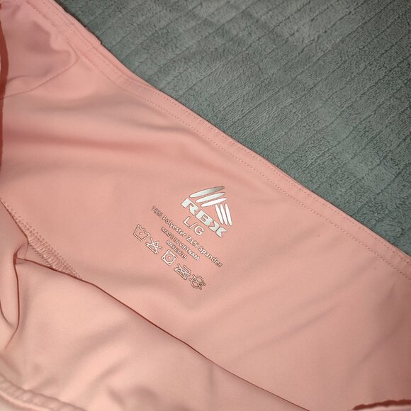 RBX Athletic Wear Pants 3/4 Capri Workout Gym Running Size L Comfy Stretch Sport - Picture 3 of 10